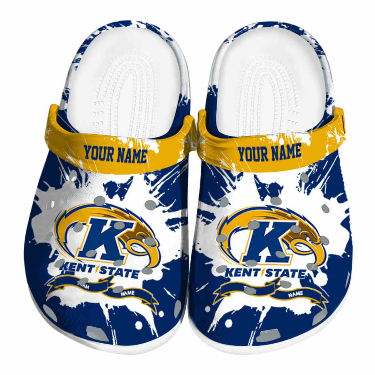 Kent State Golden Flashes 2025 NCAA Sport Crocs Clogs For Men Women and Kids - GNL1462693