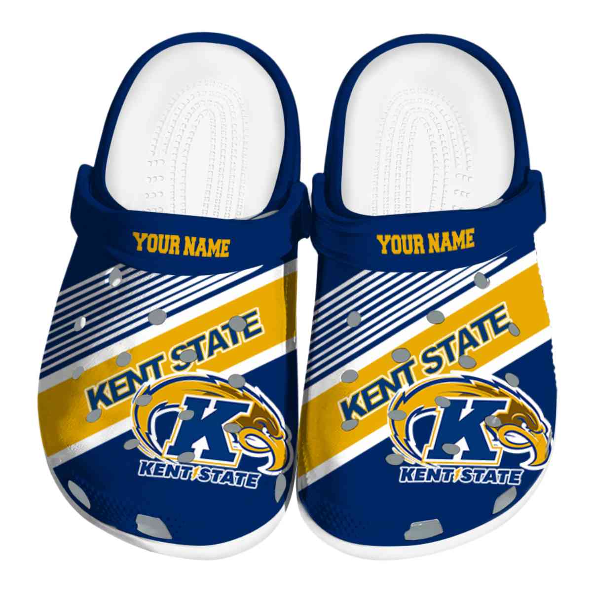 Kent State Golden Flashes 2025 NCAA Sport Crocs Clogs For Men Women and Kids - GNL1462711