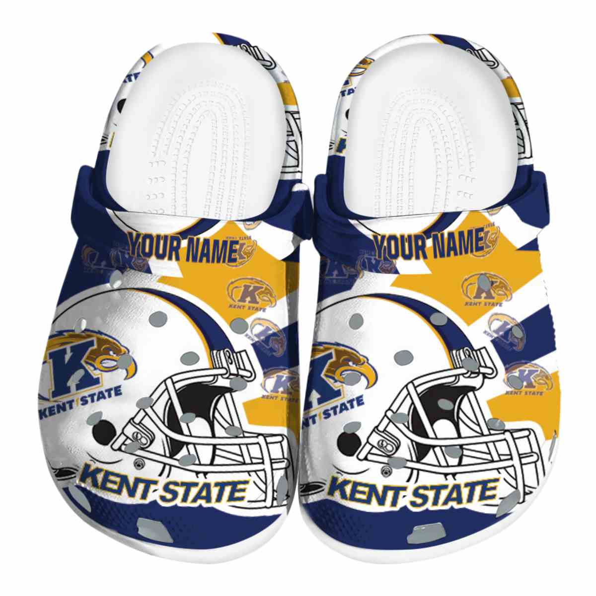 Kent State Golden Flashes 2025 NCAA Sport Crocs Clogs For Men Women and Kids - GNL1462689