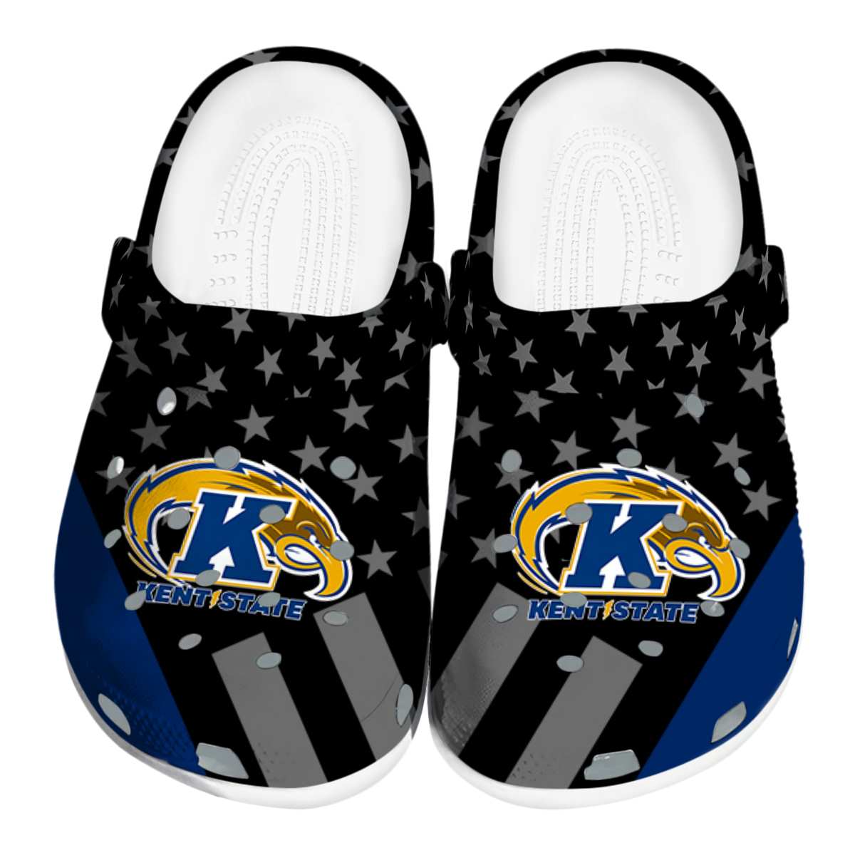 Kent State Golden Flashes 2025 NCAA Sport Crocs Clogs For Men Women and Kids - GNL1462694