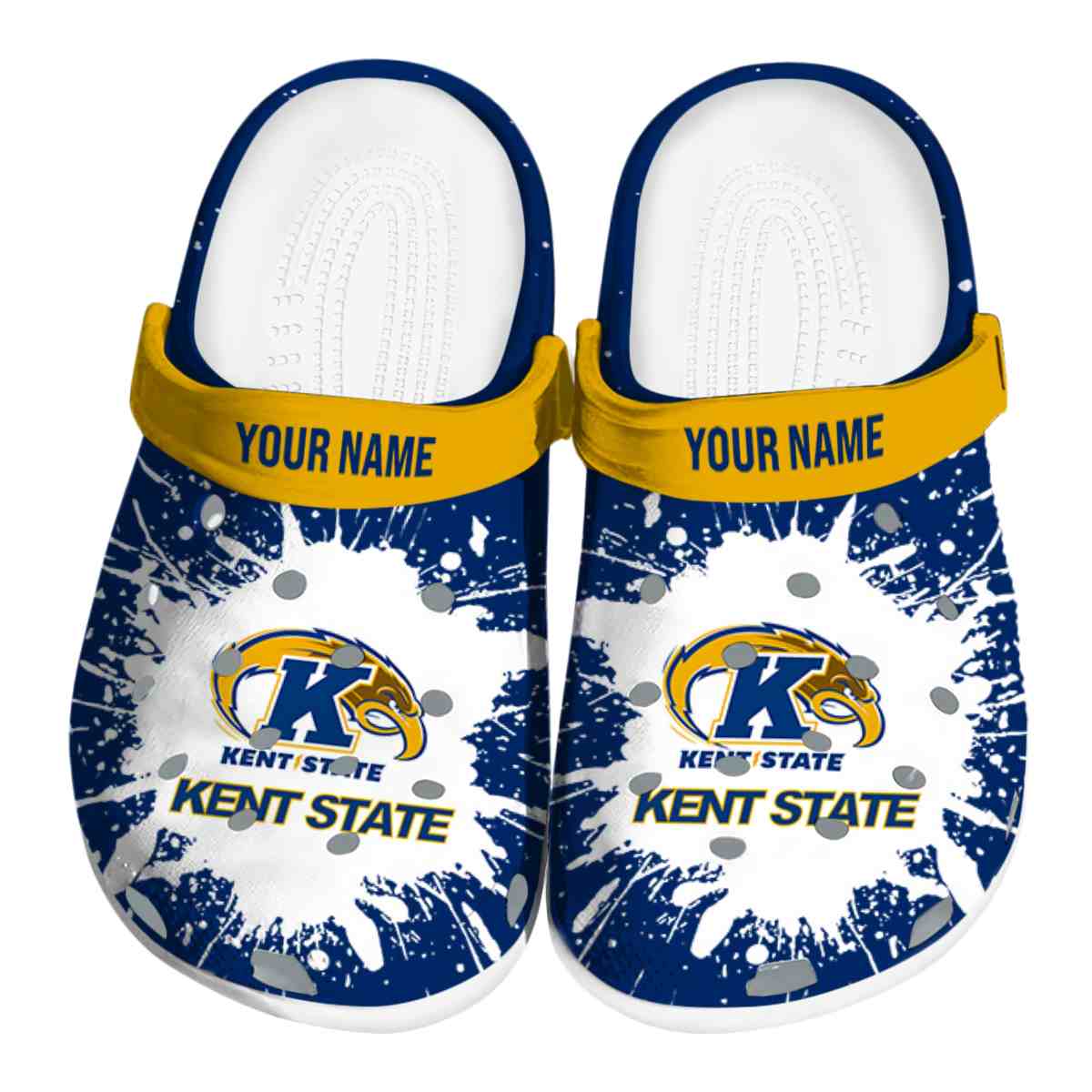Kent State Golden Flashes 2025 NCAA Sport Crocs Clogs For Men Women and Kids - GNL1462716