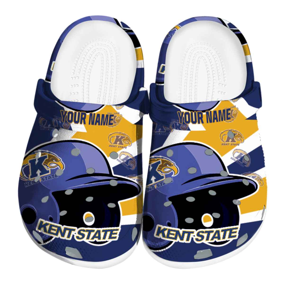 Kent State Golden Flashes 2025 NCAA Sport Crocs Clogs For Men Women and Kids - GNL1462717