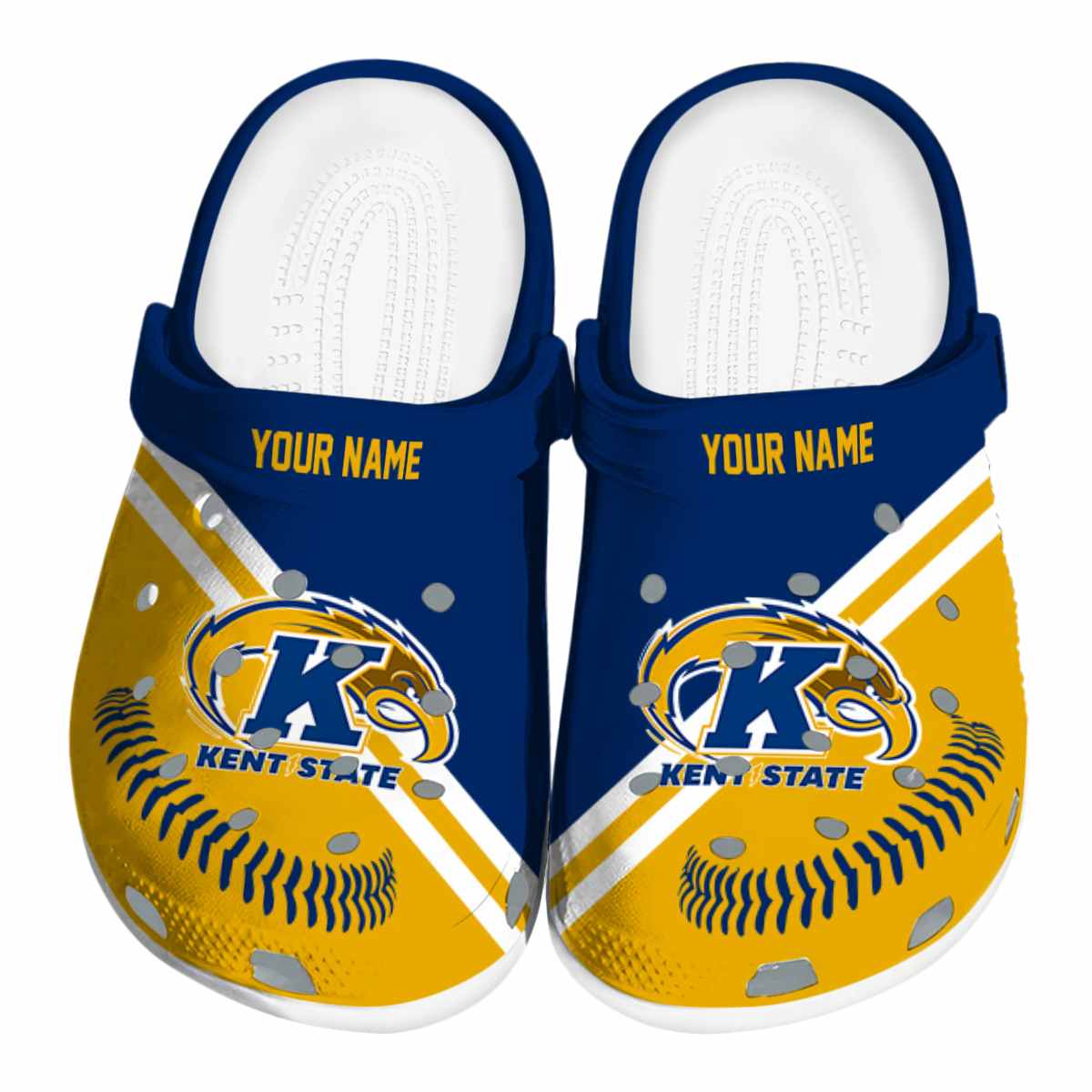 Kent State Golden Flashes 2025 NCAA Sport Crocs Clogs For Men Women and Kids - GNL1462733