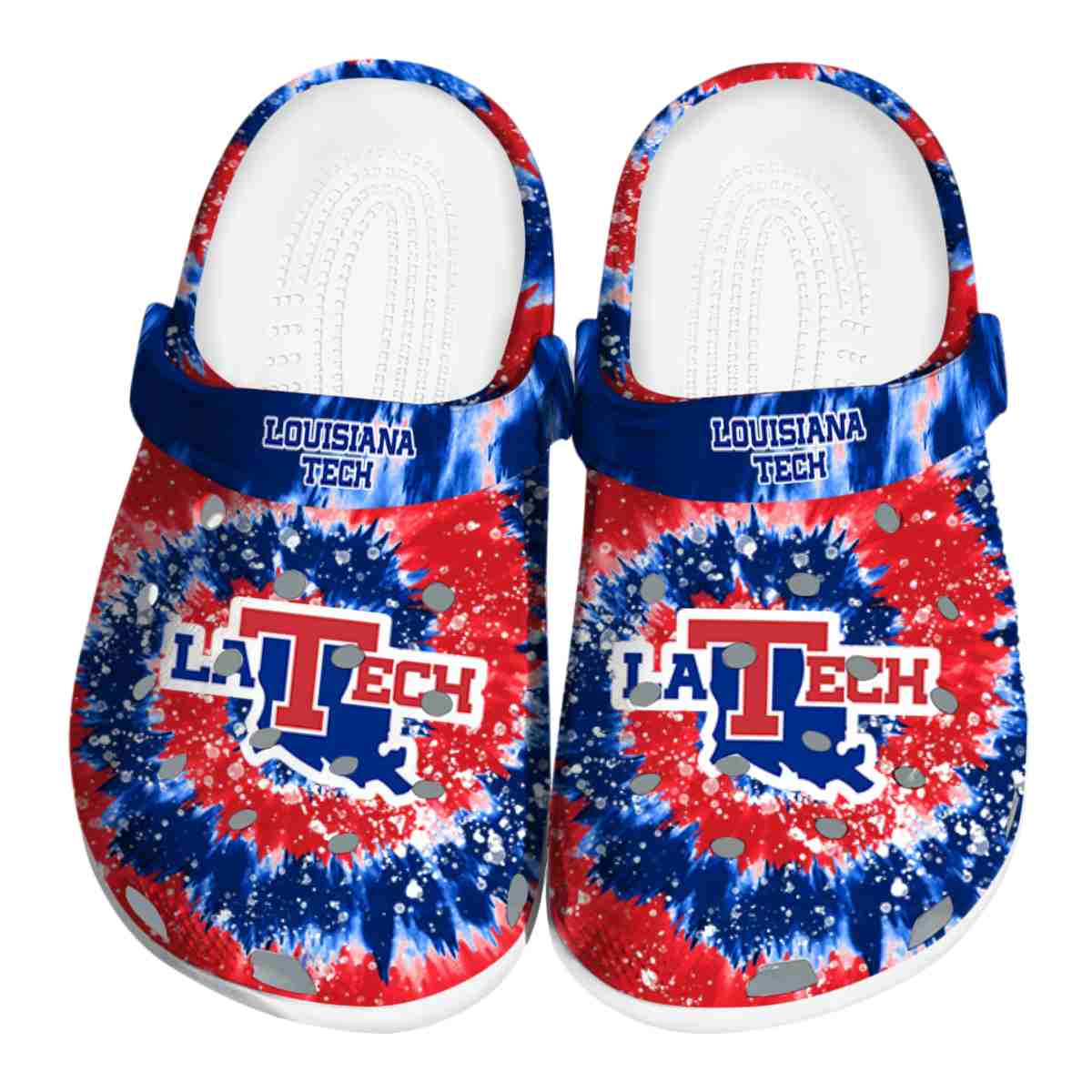 LA Tech 2025 NCAA Sport Crocs Clogs For Men Women and Kids - GNL1462762