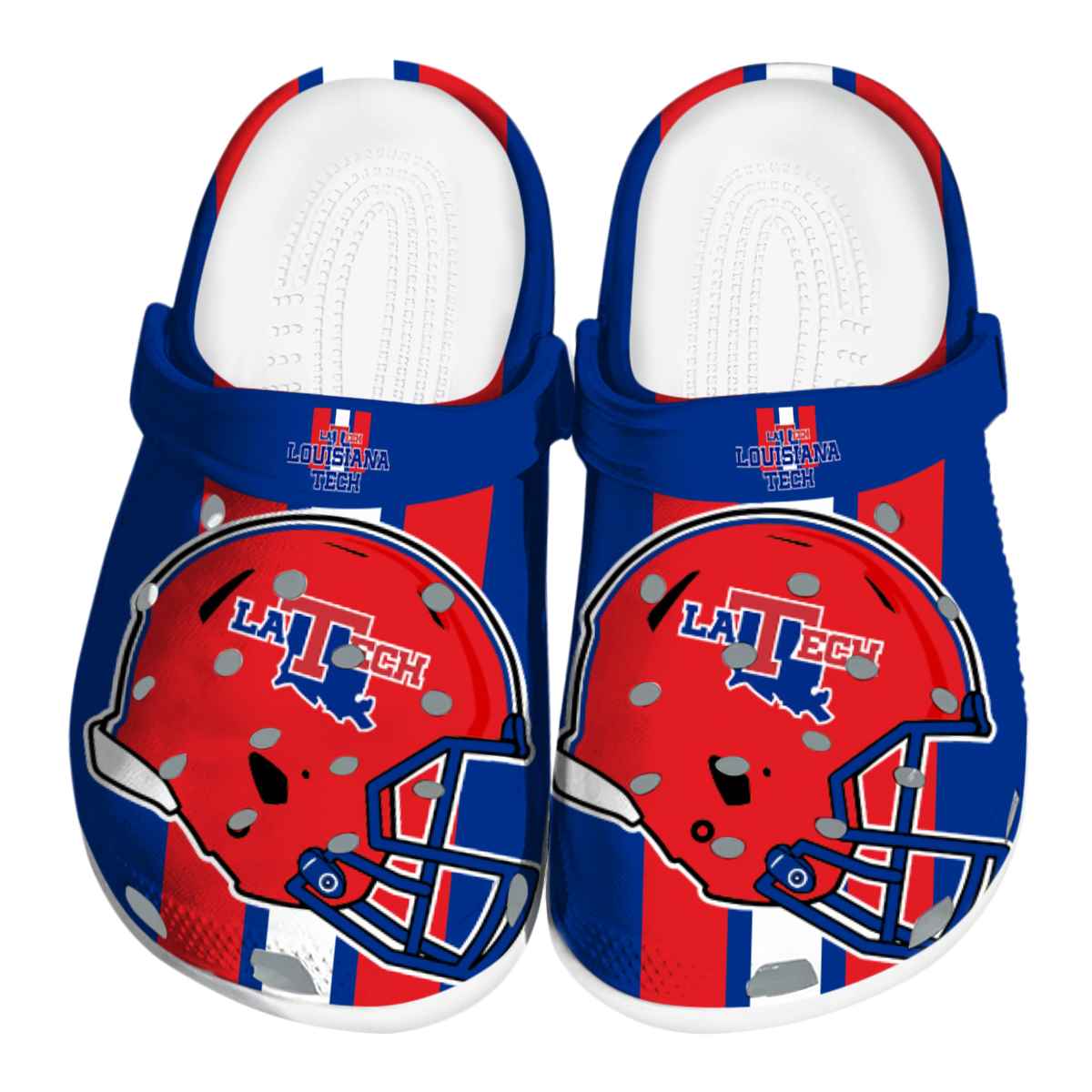 LA Tech 2025 NCAA Sport Crocs Clogs For Men Women and Kids - GNL1462770
