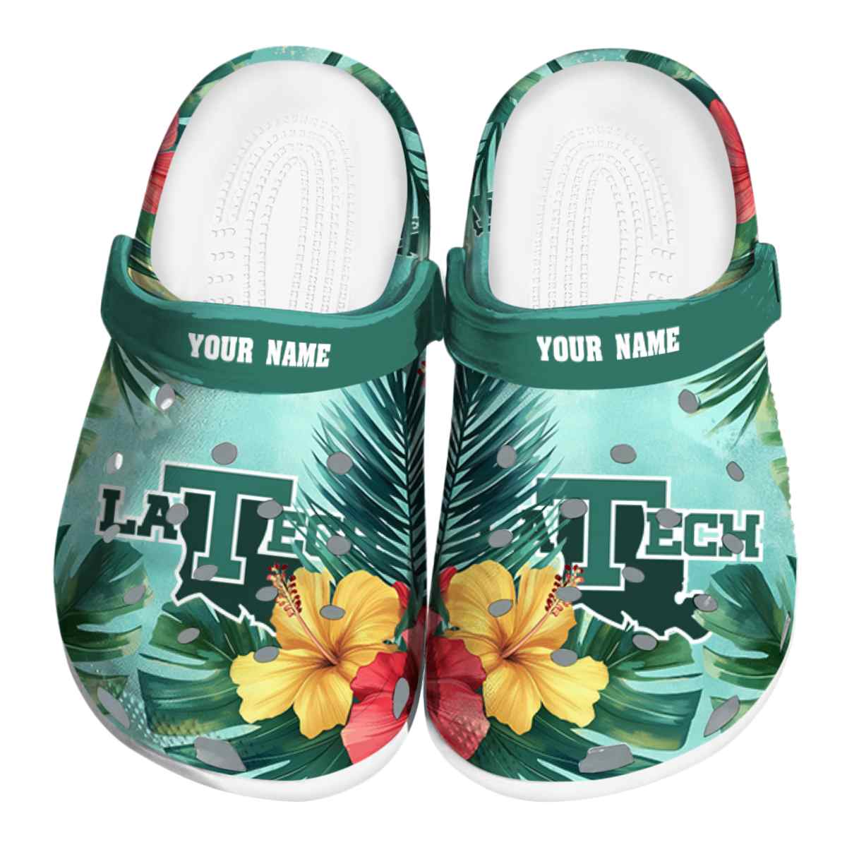 LA Tech 2025 NCAA Sport Crocs Clogs For Men Women and Kids - GNL1462773