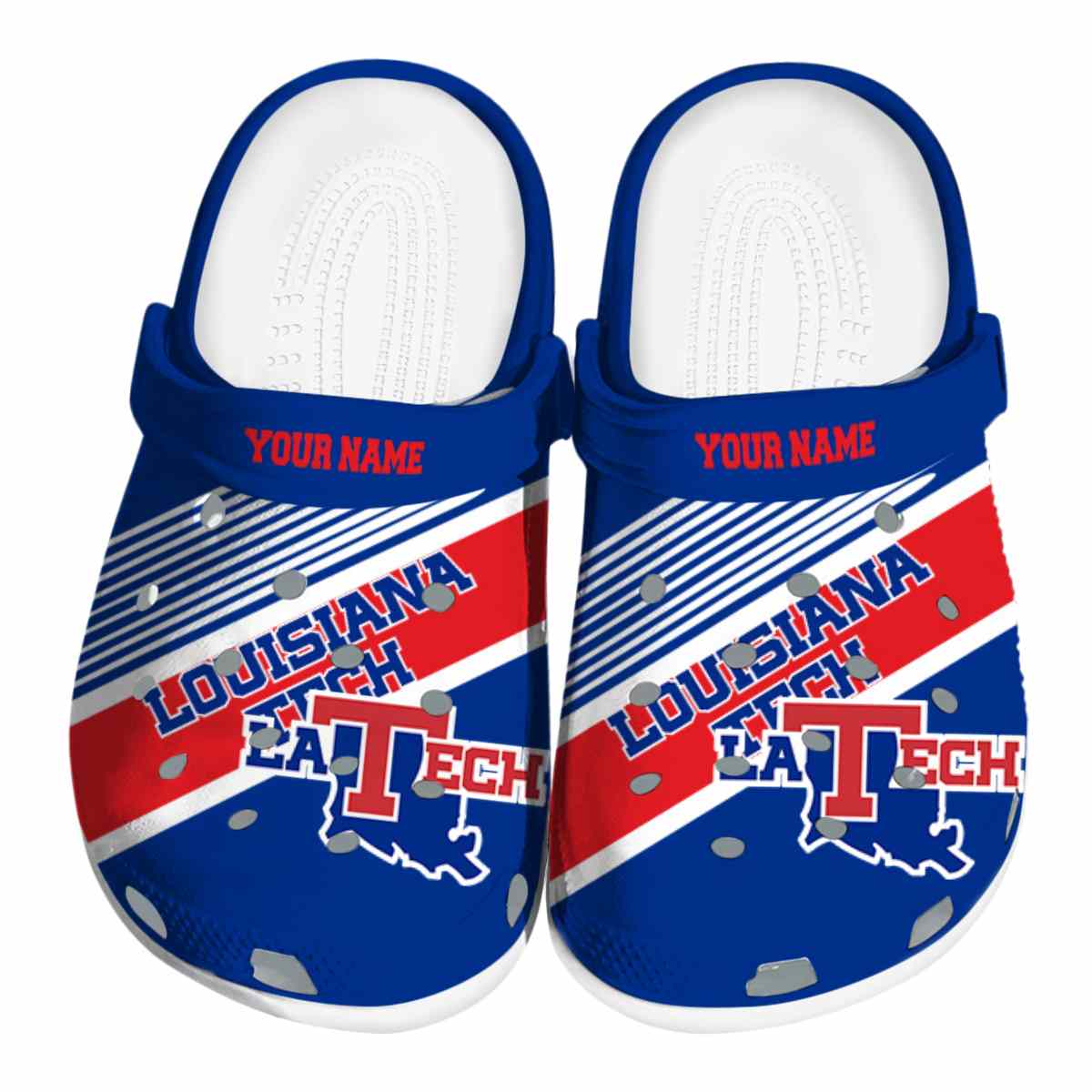 LA Tech 2025 NCAA Sport Crocs Clogs For Men Women and Kids - GNL1462774