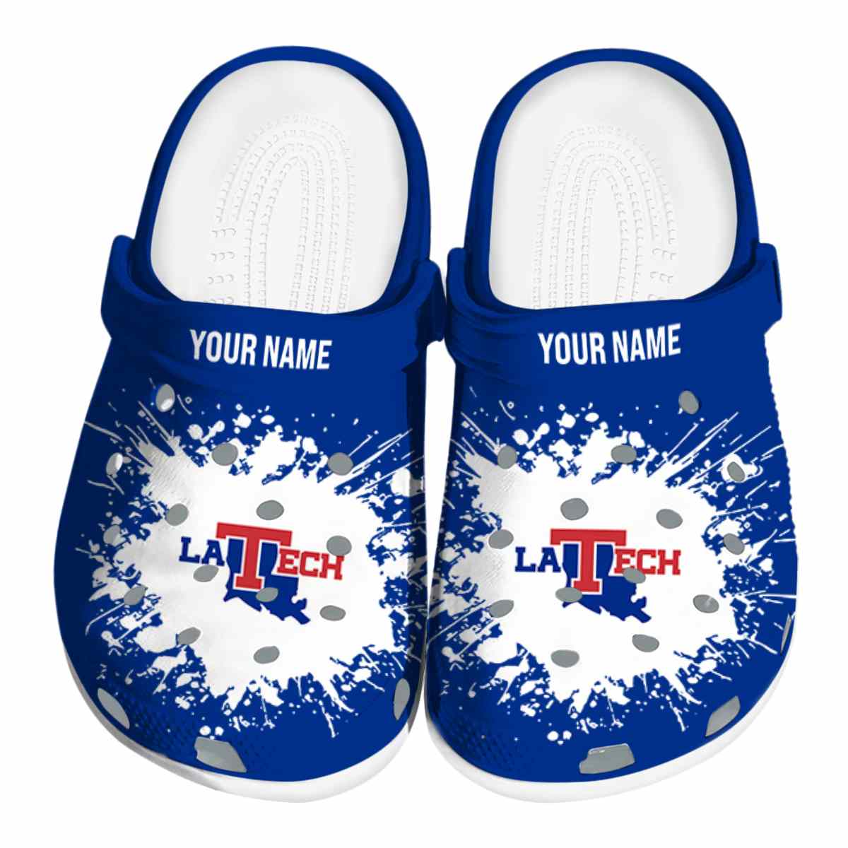 LA Tech 2025 NCAA Sport Crocs Clogs For Men Women and Kids - GNL1462760