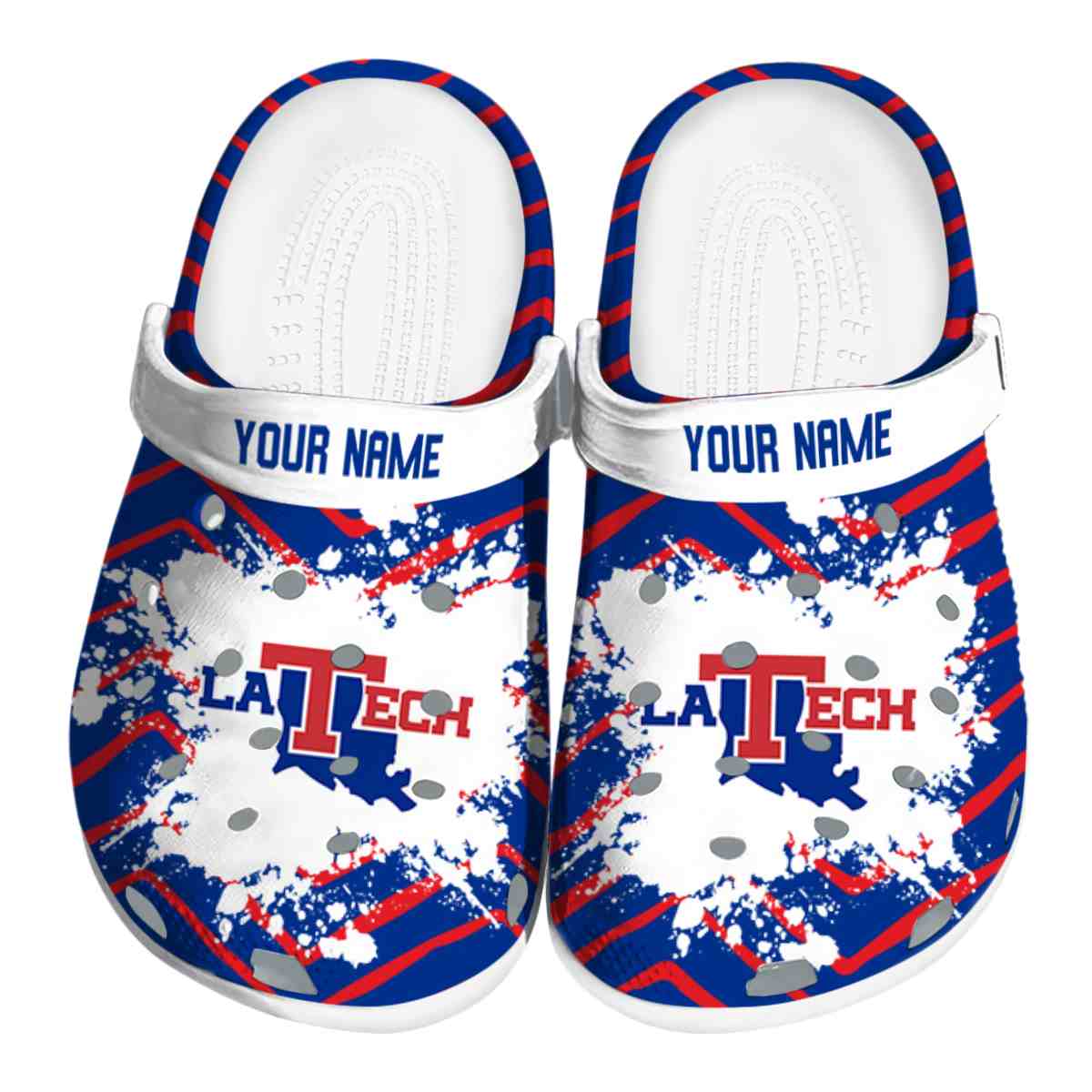 LA Tech 2025 NCAA Sport Crocs Clogs For Men Women and Kids - GNL1462769