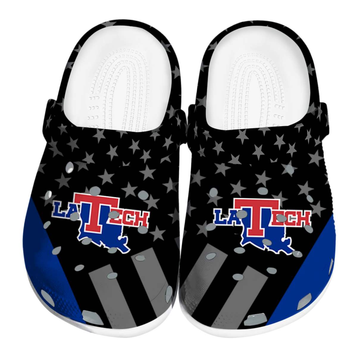 LA Tech 2025 NCAA Sport Crocs Clogs For Men Women and Kids - GNL1462748