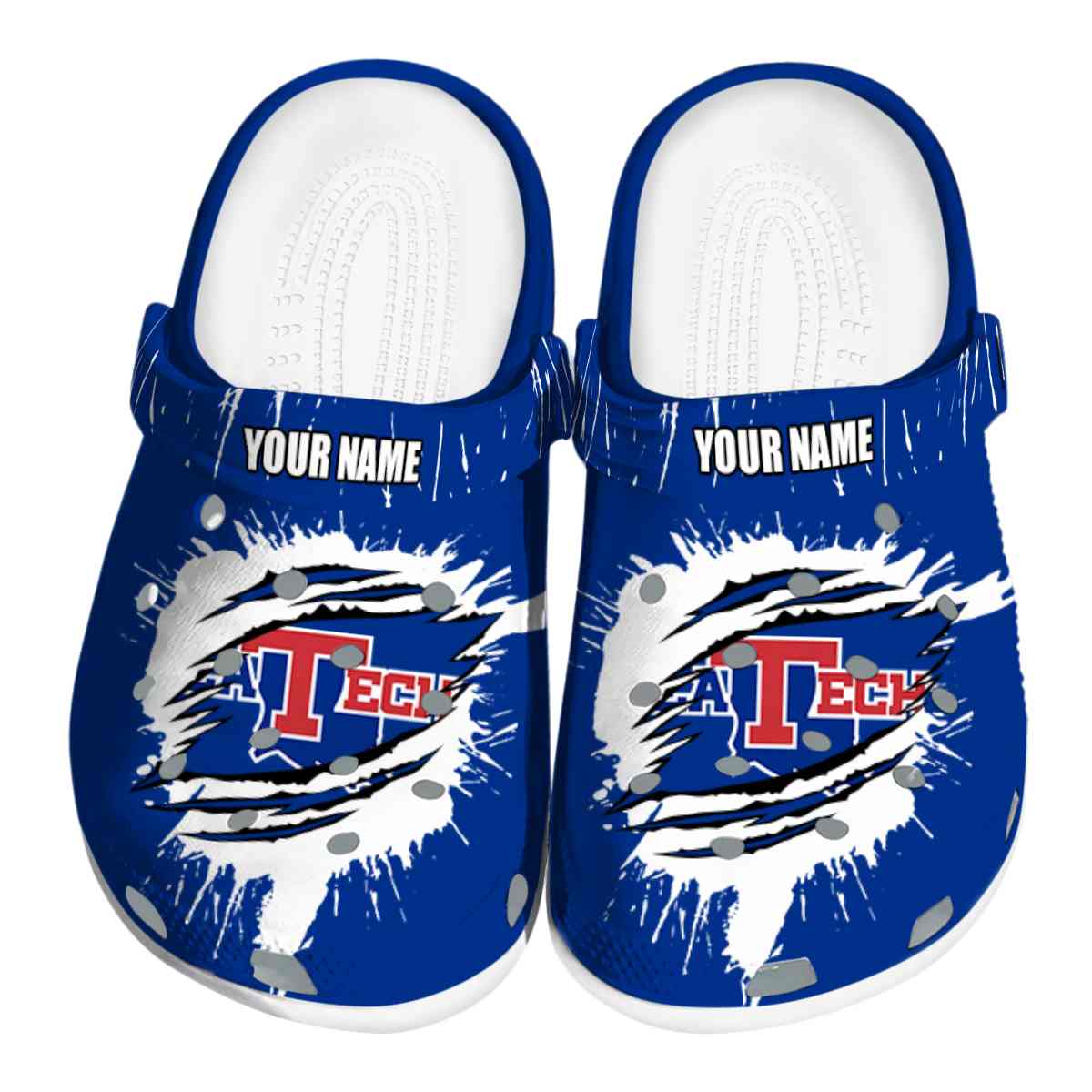 LA Tech 2025 NCAA Sport Crocs Clogs For Men Women and Kids - GNL1462771