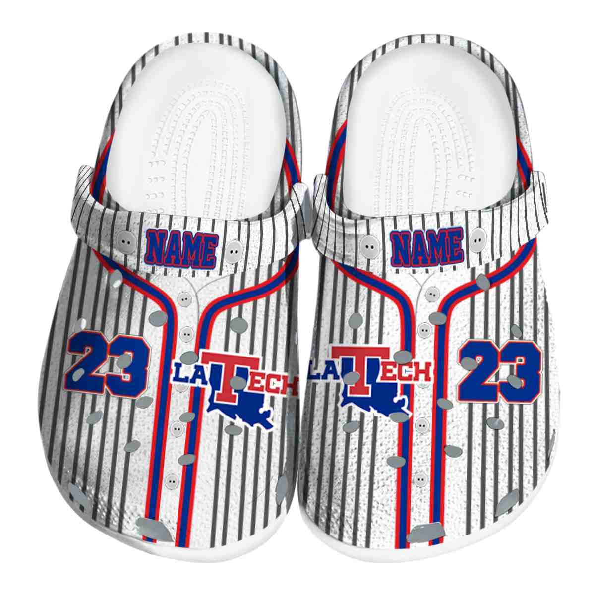 LA Tech 2025 NCAA Sport Crocs Clogs For Men Women and Kids - GNL1462753