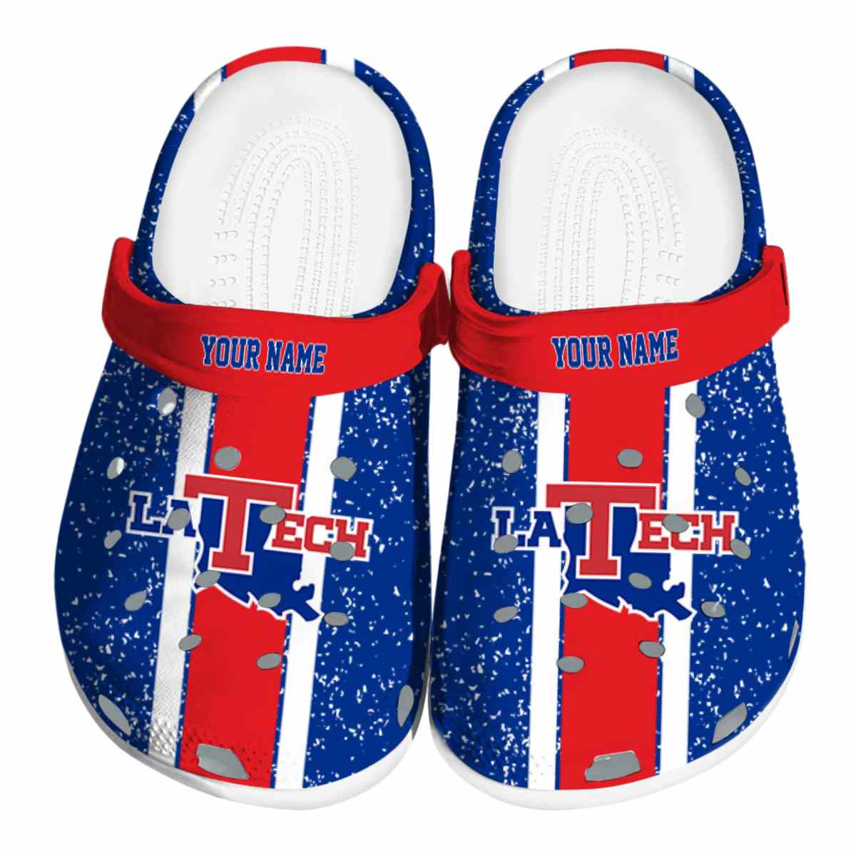 LA Tech 2025 NCAA Sport Crocs Clogs For Men Women and Kids - GNL1462775