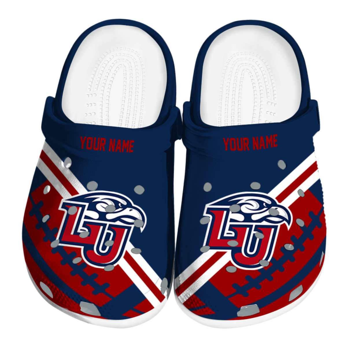 Liberty Flames 2025 NCAA Sport Crocs Clogs For Men Women and Kids - GNL1462784