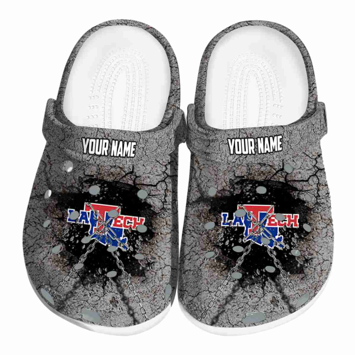 LA Tech 2025 NCAA Sport Crocs Clogs For Men Women and Kids - GNL1462803