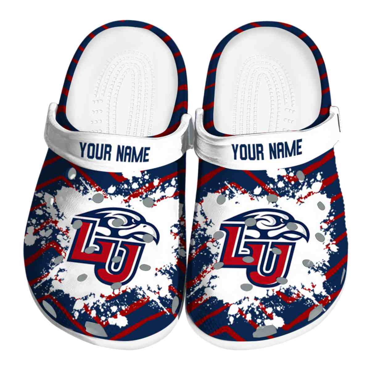 Liberty Flames 2025 NCAA Sport Crocs Clogs For Men Women and Kids - GNL1462799