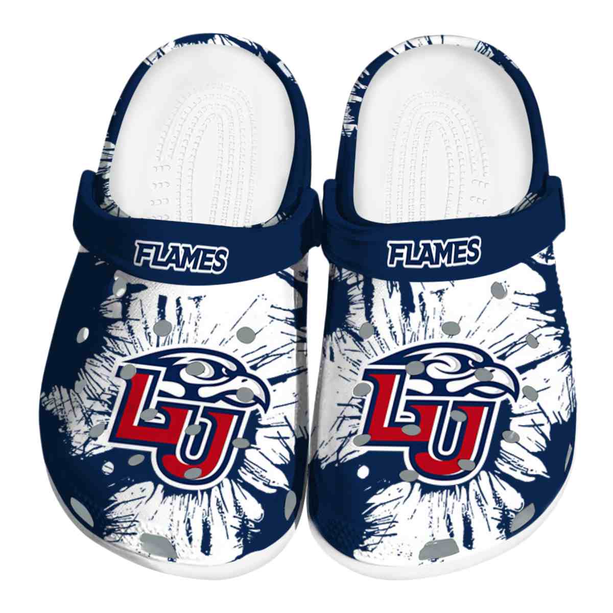 Liberty Flames 2025 NCAA Sport Crocs Clogs For Men Women and Kids - GNL1462782