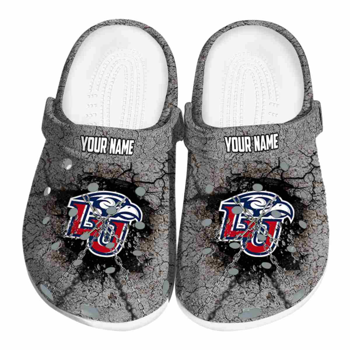 Liberty Flames 2025 NCAA Sport Crocs Clogs For Men Women and Kids - GNL1462802