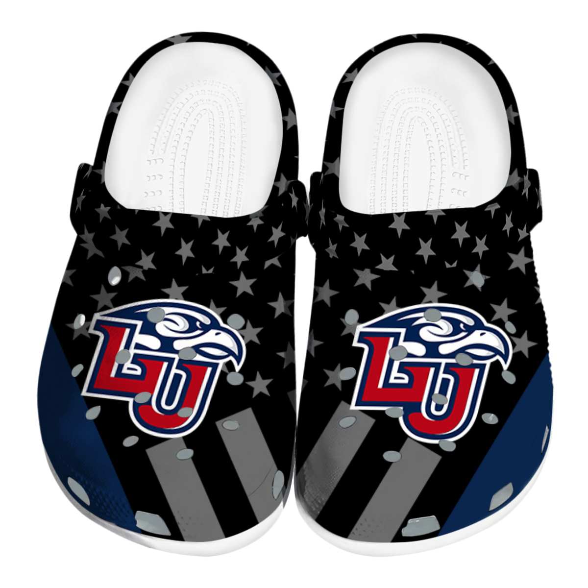 Liberty Flames 2025 NCAA Sport Crocs Clogs For Men Women and Kids - GNL1462806