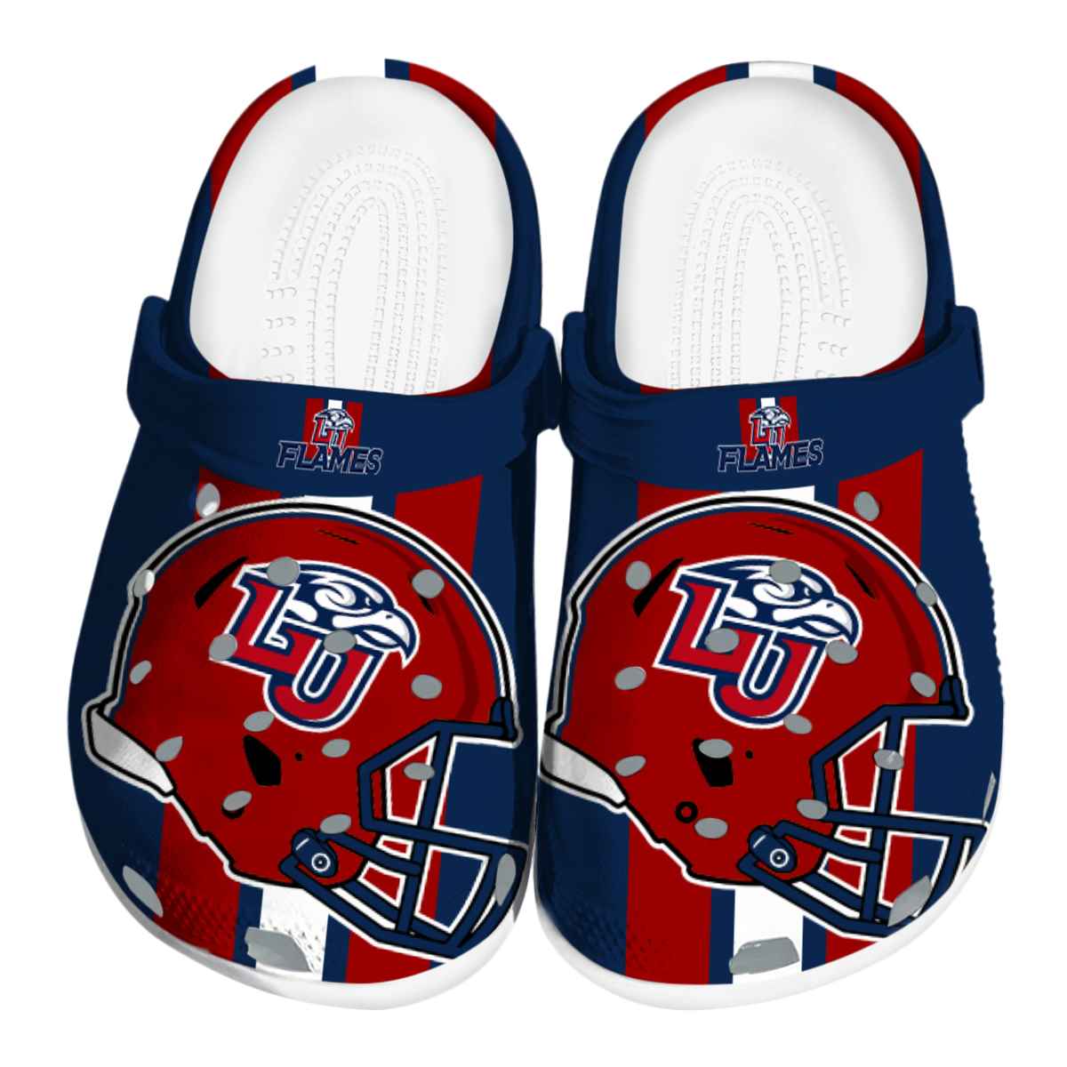 Liberty Flames 2025 NCAA Sport Crocs Clogs For Men Women and Kids - GNL1462789