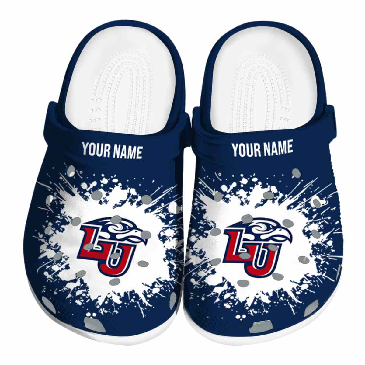 Liberty Flames 2025 NCAA Sport Crocs Clogs For Men Women and Kids - GNL1462790