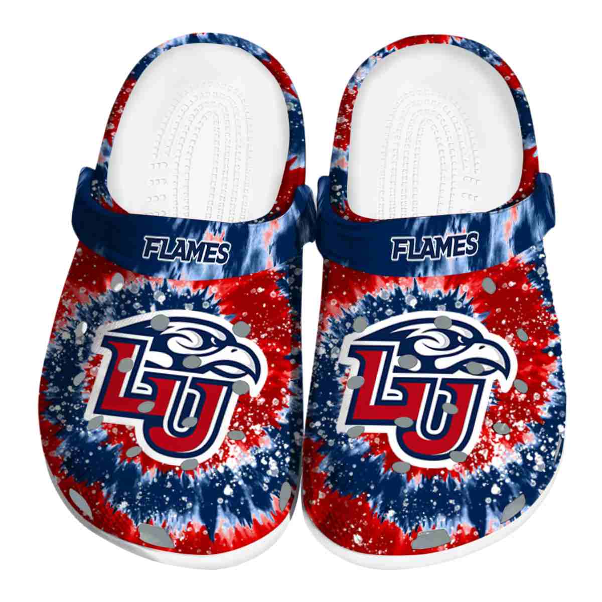 Liberty Flames 2025 NCAA Sport Crocs Clogs For Men Women and Kids - GNL1462791
