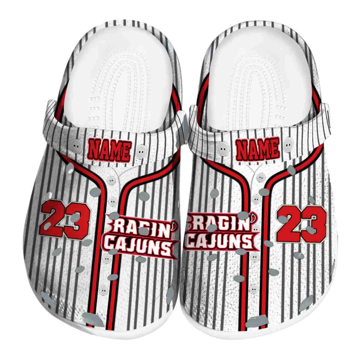 Louisiana Ragin’ Cajuns 2025 NCAA Sport Crocs Clogs For Men Women and Kids - GNL1462814