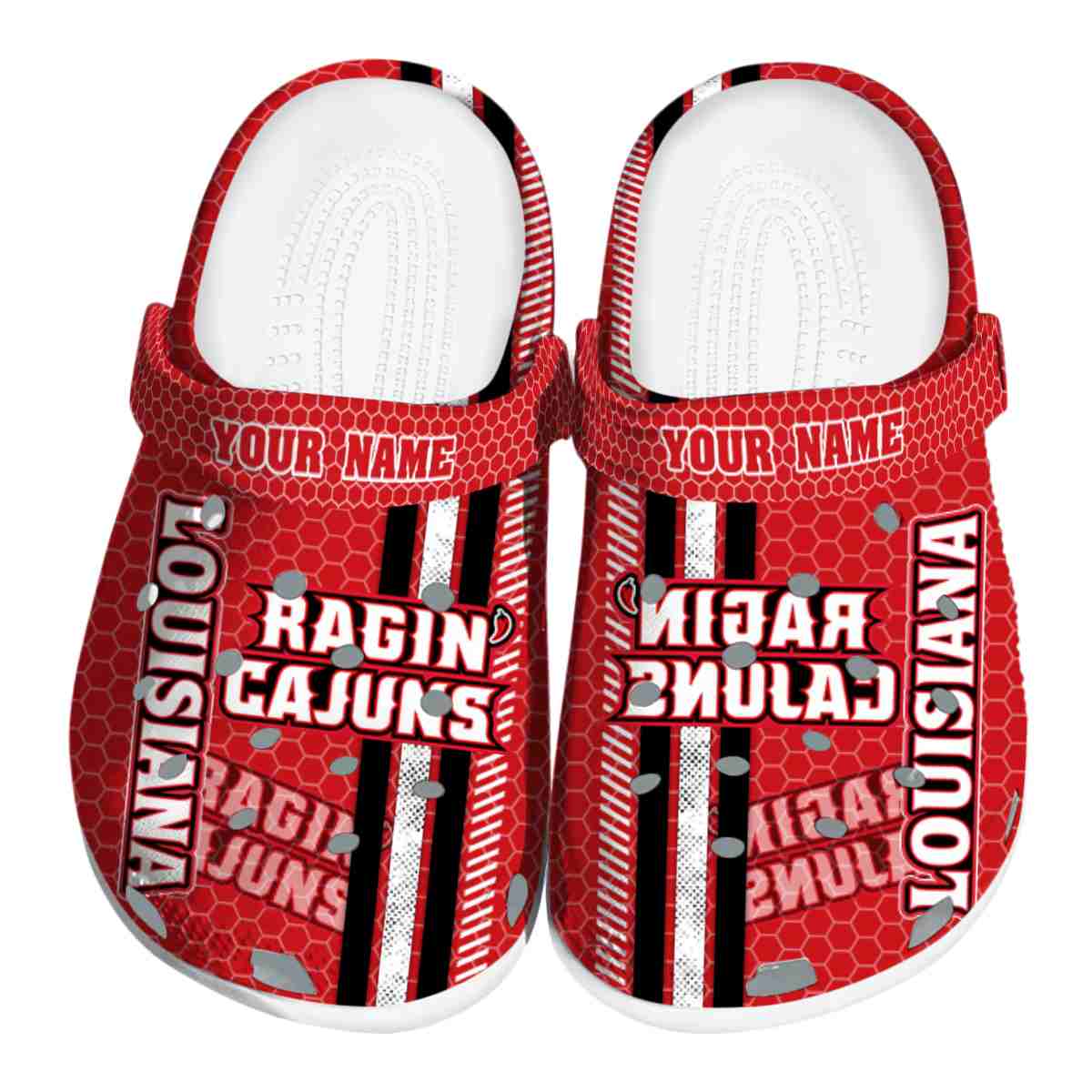 Louisiana Ragin’ Cajuns 2025 NCAA Sport Crocs Clogs For Men Women and Kids - GNL1462835