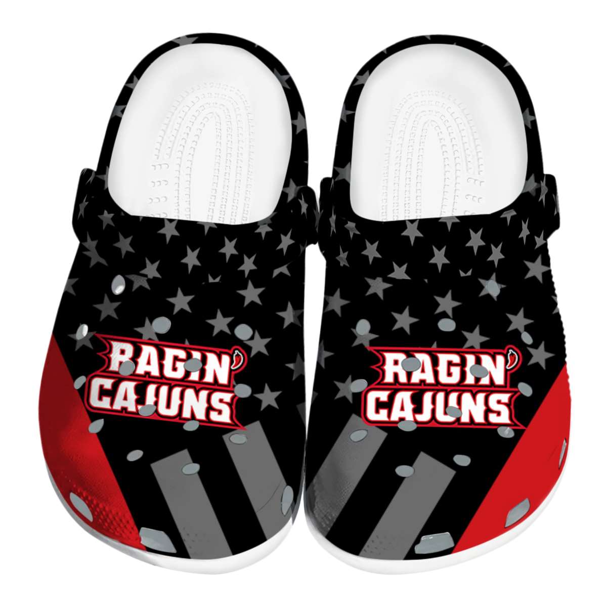 Louisiana Ragin’ Cajuns 2025 NCAA Sport Crocs Clogs For Men Women and Kids - GNL1462837