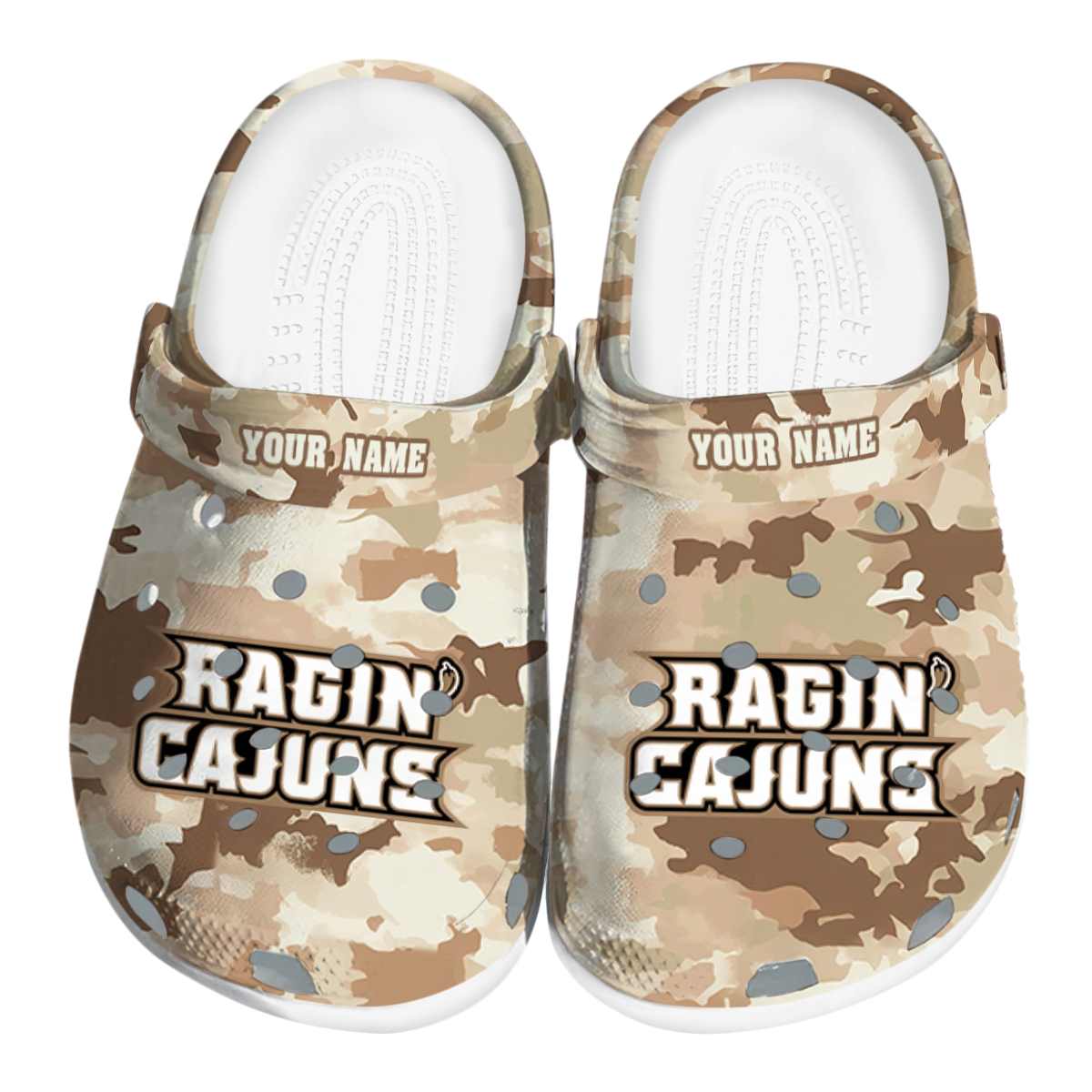 Louisiana Ragin’ Cajuns 2025 NCAA Sport Crocs Clogs For Men Women and Kids - GNL1462816