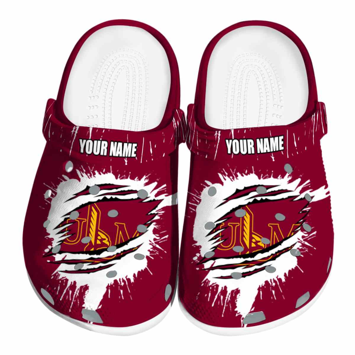 Louisiana-Monroe Warhawks 2025 NCAA Sport Crocs Clogs For Men Women and Kids - GNL1462847