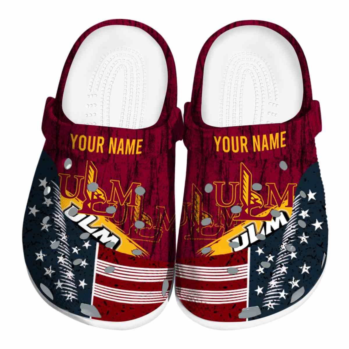 Louisiana-Monroe Warhawks 2025 NCAA Sport Crocs Clogs For Men Women and Kids - GNL1462844
