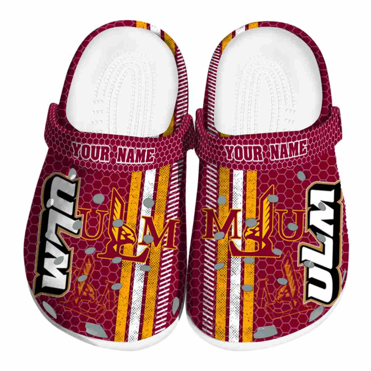 Louisiana-Monroe Warhawks 2025 NCAA Sport Crocs Clogs For Men Women and Kids - GNL1462877