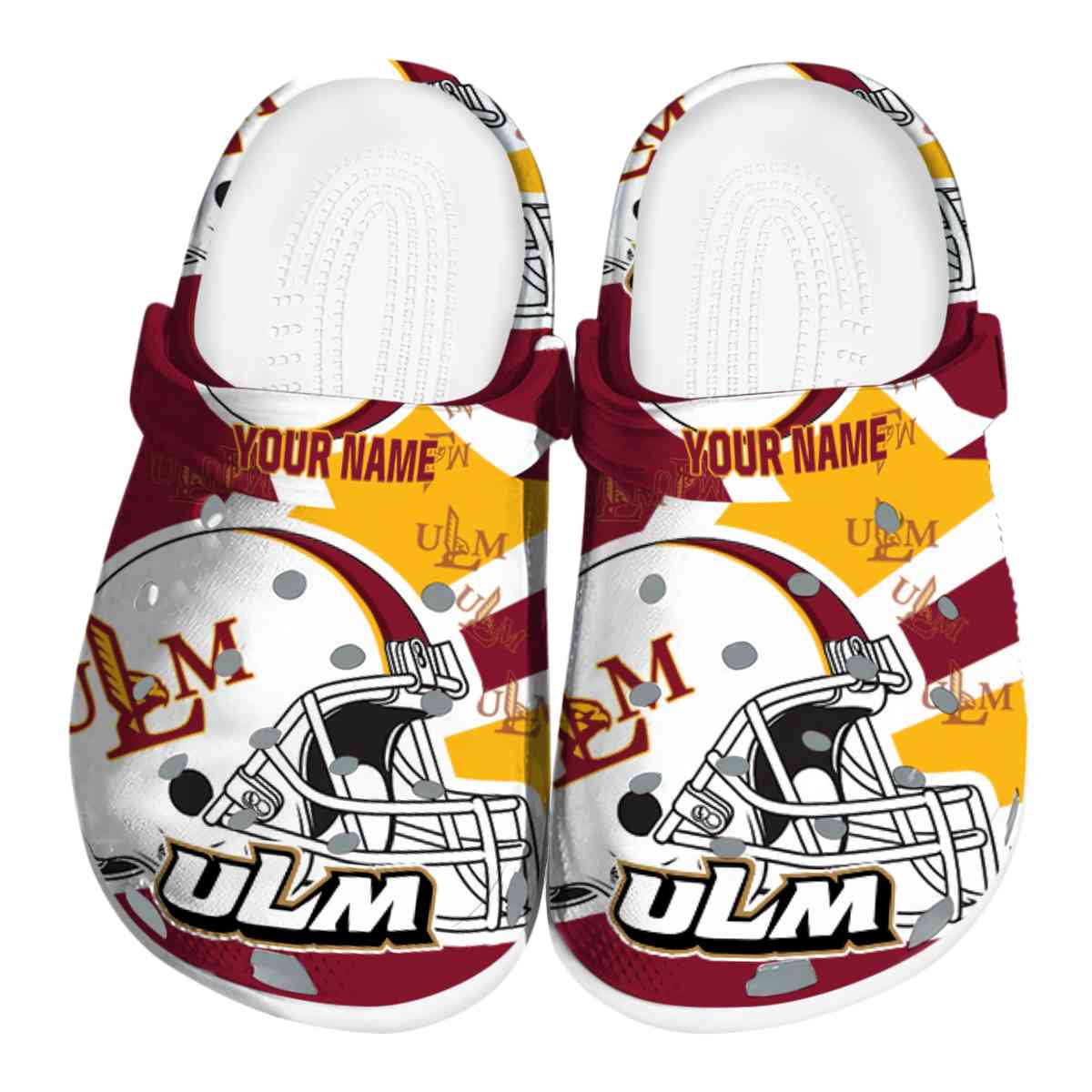Louisiana-Monroe Warhawks 2025 NCAA Sport Crocs Clogs For Men Women and Kids - GNL1462880