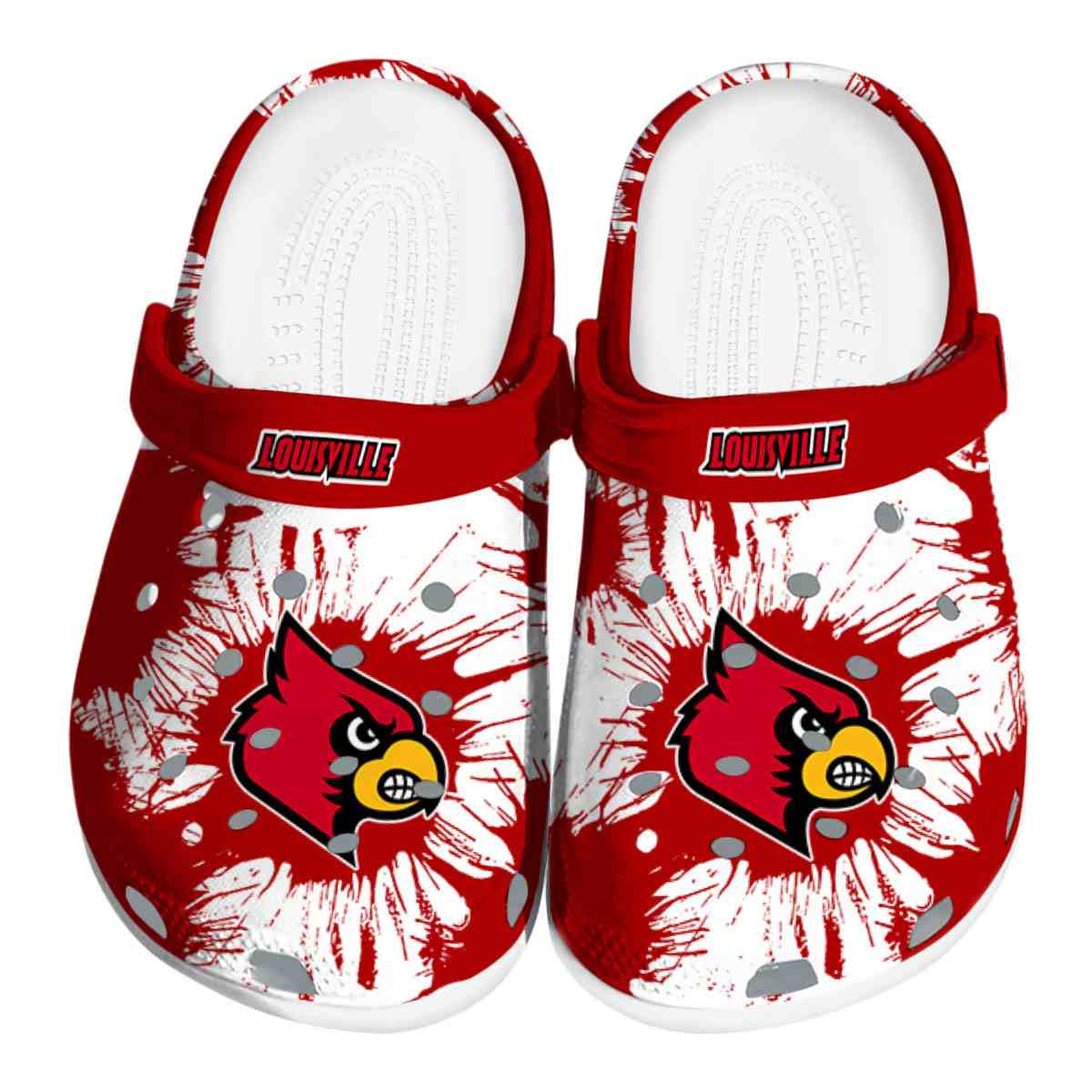 Louisville Cardinals 2025 NCAA Sport Crocs Clogs For Men Women and Kids - GNL1462870