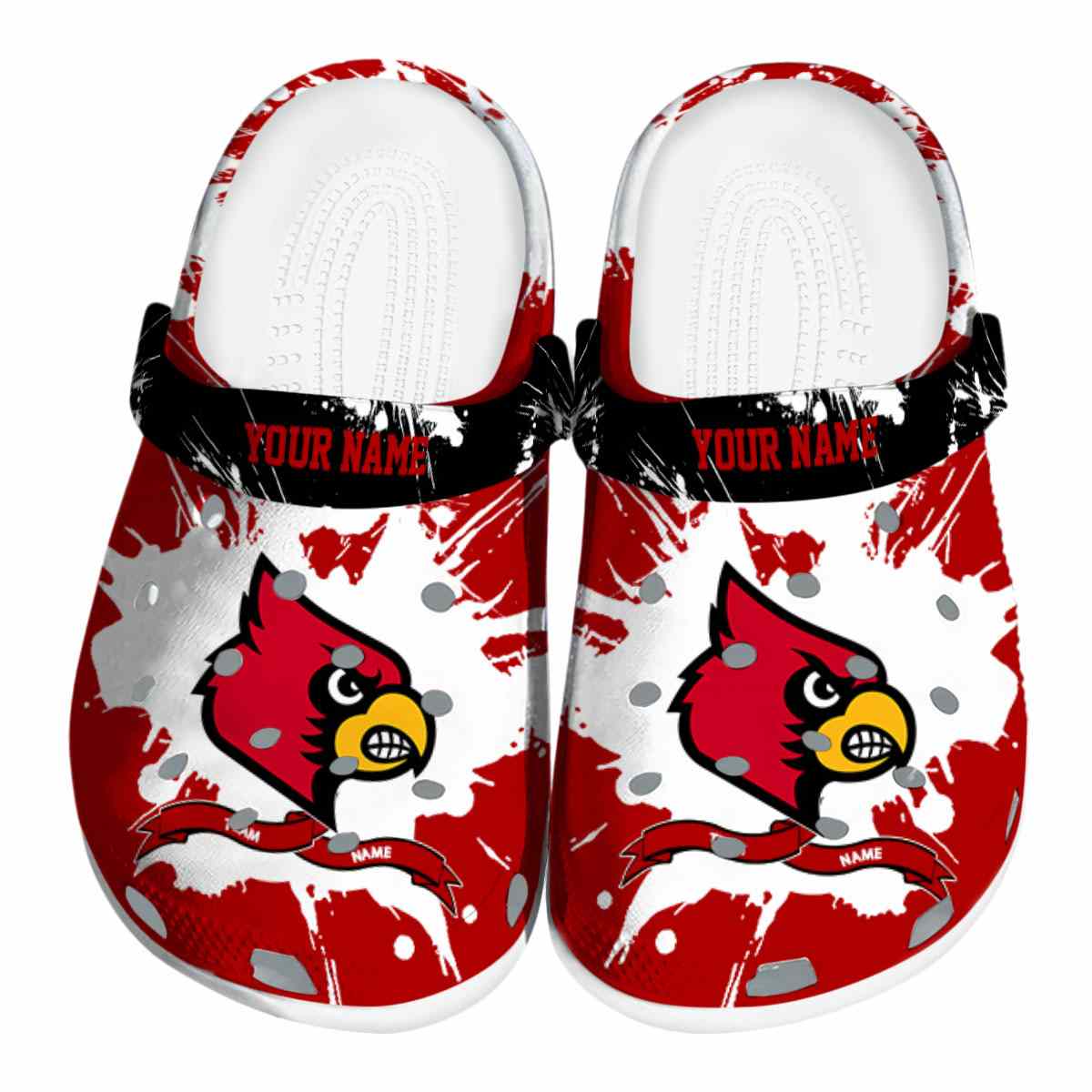 Louisville Cardinals 2025 NCAA Sport Crocs Clogs For Men Women and Kids - GNL1462901