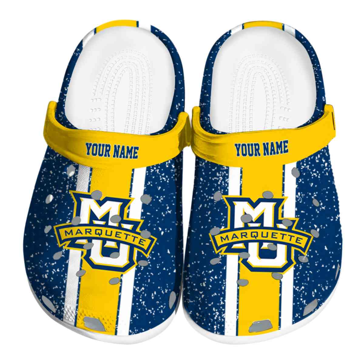 Marquette Golden Eagles 2025 NCAA Sport Crocs Clogs For Men Women and Kids - GNL1462970
