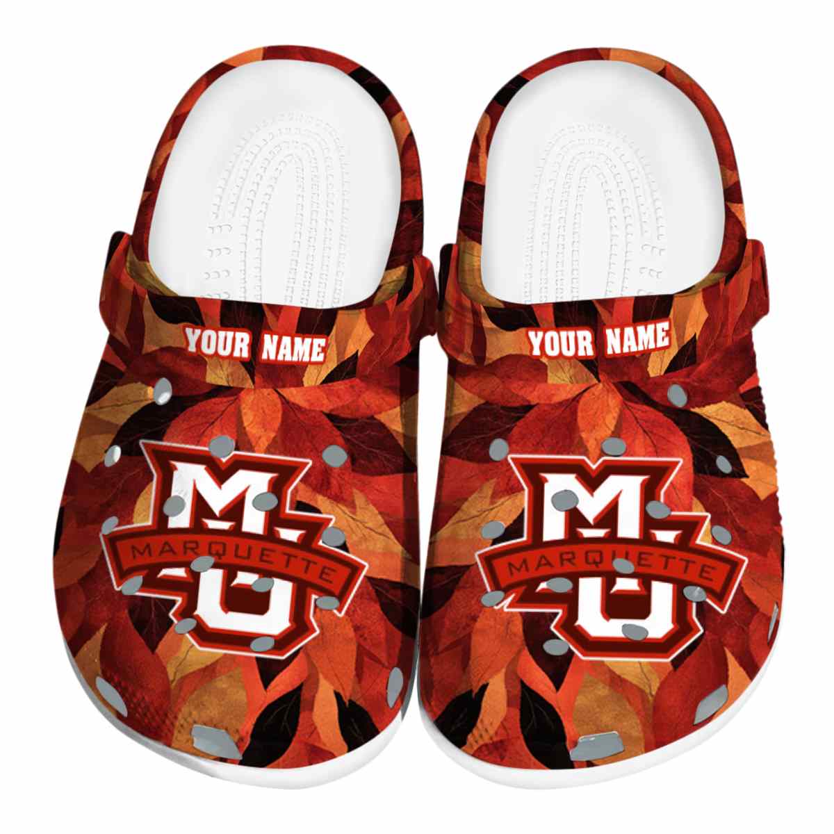 Marquette Golden Eagles 2025 NCAA Sport Crocs Clogs For Men Women and Kids - GNL1462978