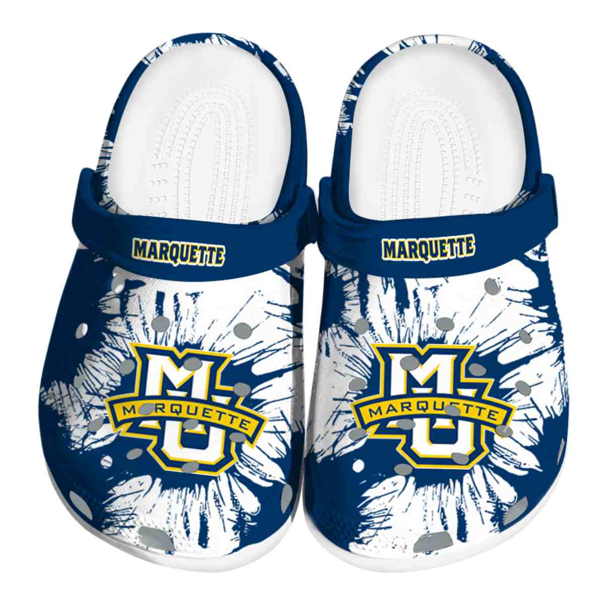 Marquette Golden Eagles 2025 NCAA Sport Crocs Clogs For Men Women and Kids - GNL1462963