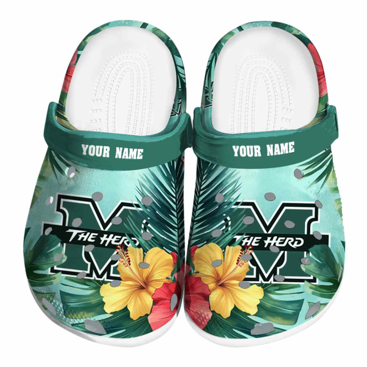 Marshall Thundering Herd 2025 NCAA Sport Crocs Clogs For Men Women and Kids - GNL1462988