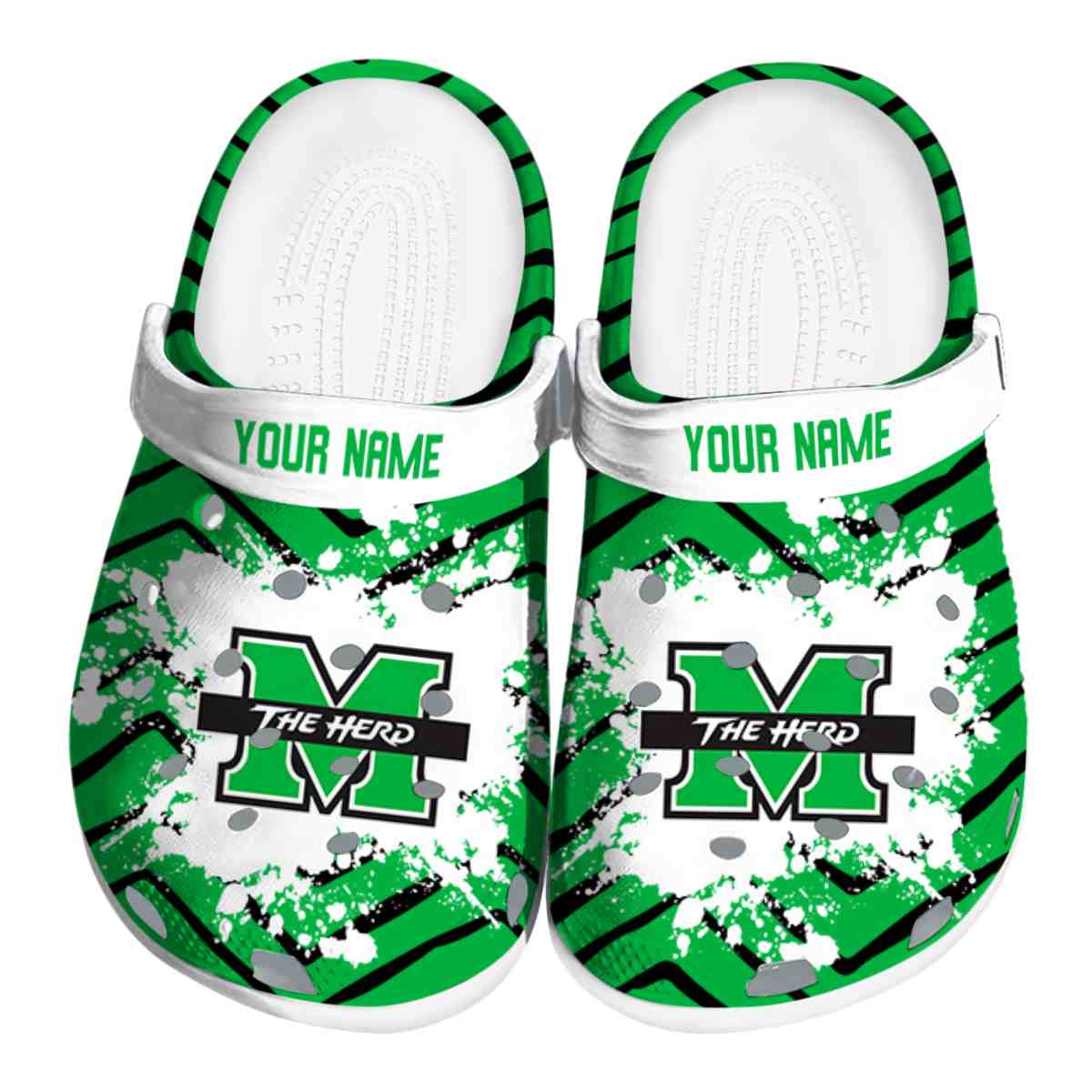 Marshall Thundering Herd 2025 NCAA Sport Crocs Clogs For Men Women and Kids - GNL1462992