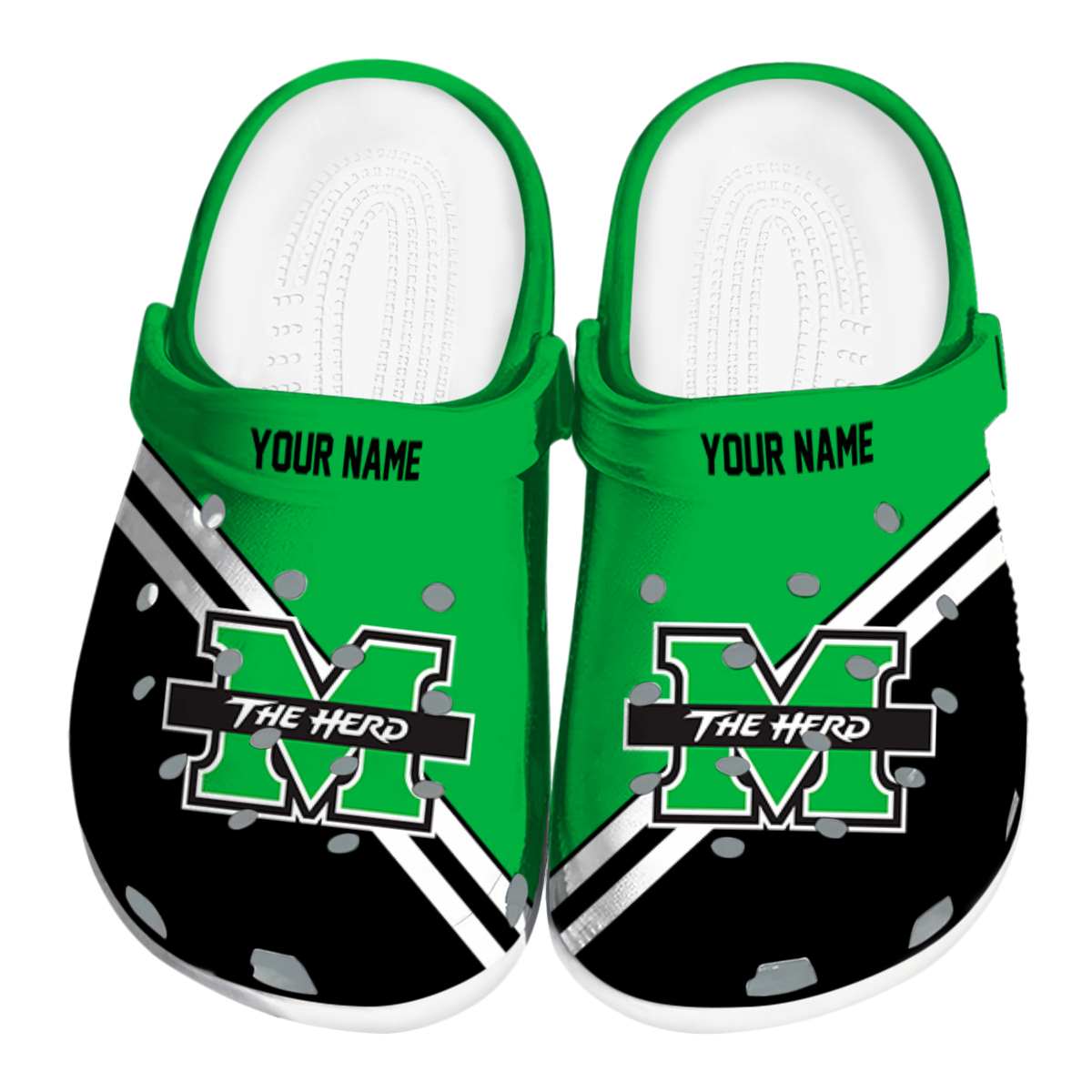 Marshall Thundering Herd 2025 NCAA Sport Crocs Clogs For Men Women and Kids - GNL1463013