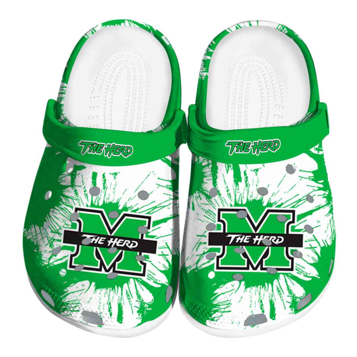 Marshall Thundering Herd 2025 NCAA Sport Crocs Clogs For Men Women and Kids - GNL1462994