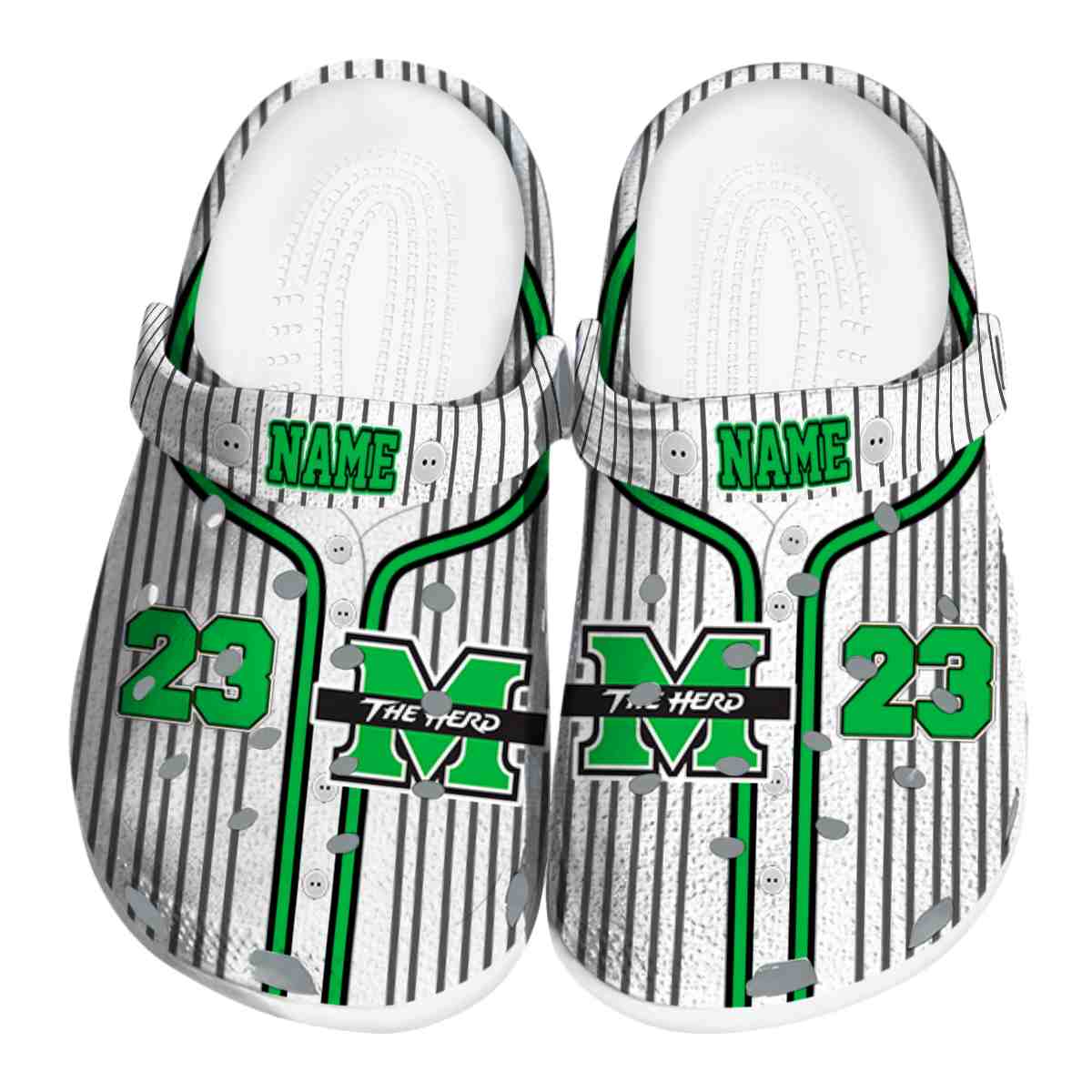 Marshall Thundering Herd 2025 NCAA Sport Crocs Clogs For Men Women and Kids - GNL1463011