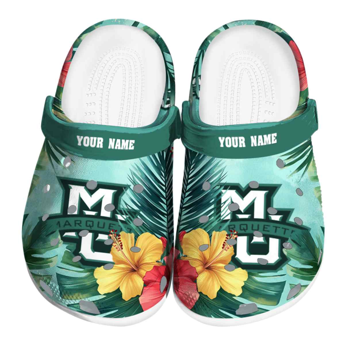 Marquette Golden Eagles 2025 NCAA Sport Crocs Clogs For Men Women and Kids - GNL1462990