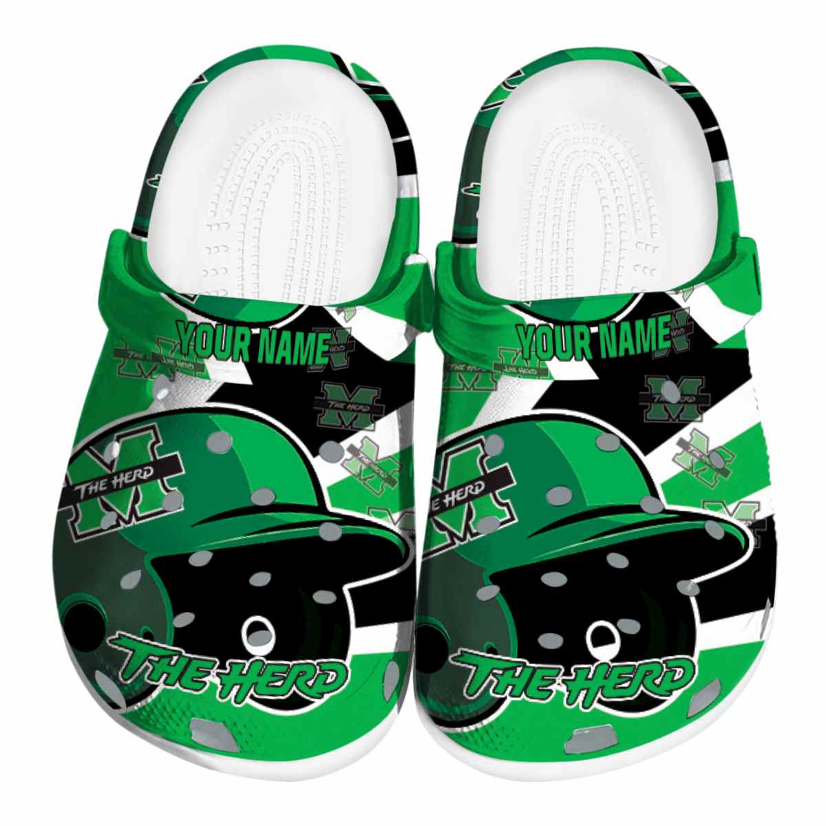 Marshall Thundering Herd 2025 NCAA Sport Crocs Clogs For Men Women and Kids - GNL1462998