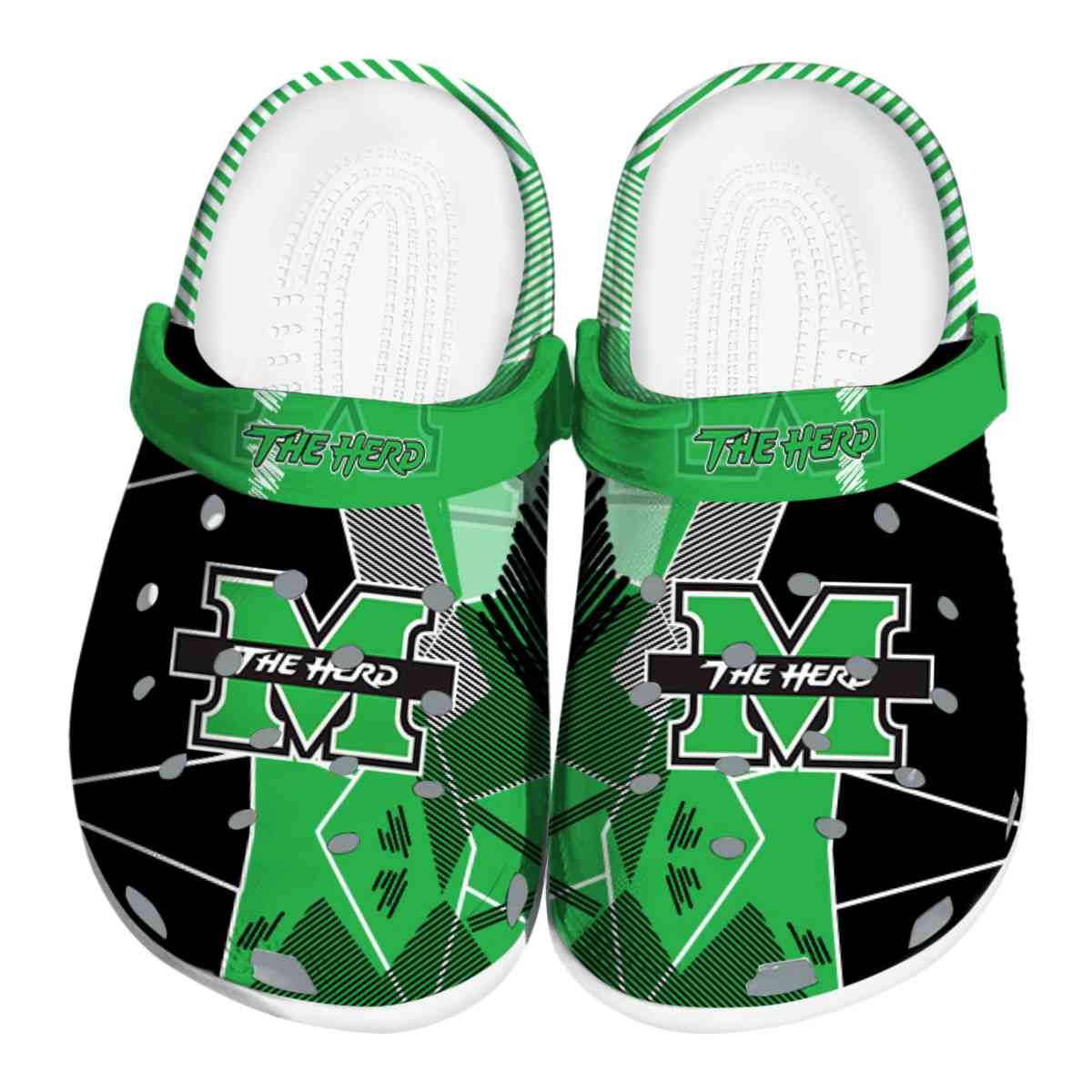 Marshall Thundering Herd 2025 NCAA Sport Crocs Clogs For Men Women and Kids - GNL1462993