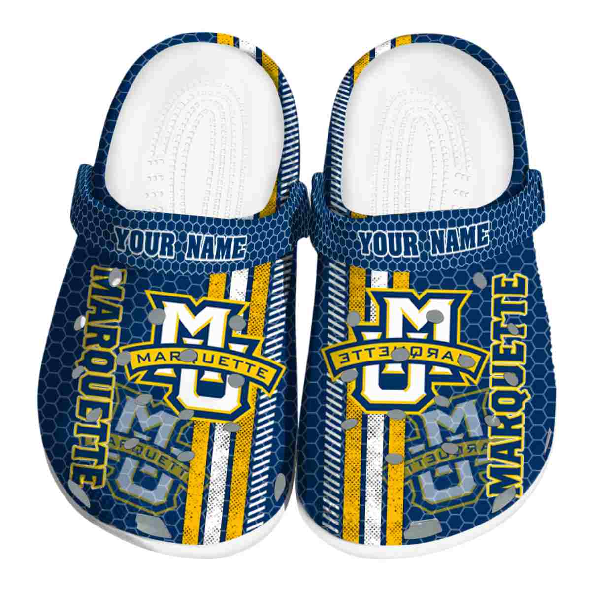 Marquette Golden Eagles 2025 NCAA Sport Crocs Clogs For Men Women and Kids - GNL1462989