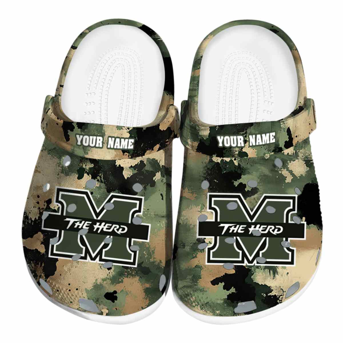 Marshall Thundering Herd 2025 NCAA Sport Crocs Clogs For Men Women and Kids - GNL1463006