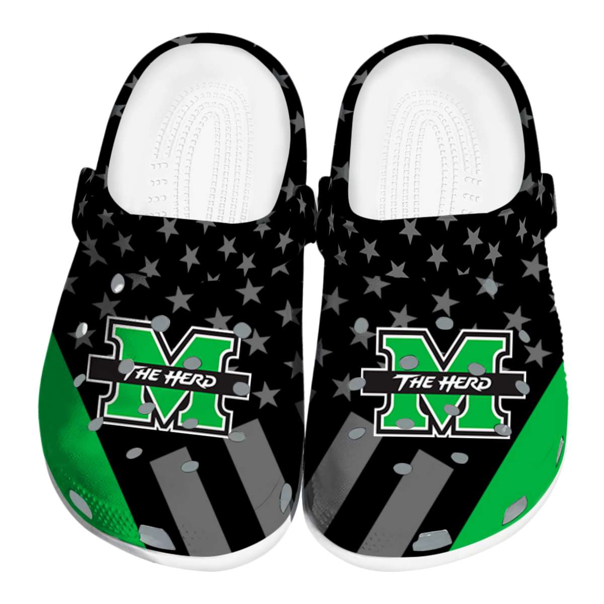 Marshall Thundering Herd 2025 NCAA Sport Crocs Clogs For Men Women and Kids - GNL1462995